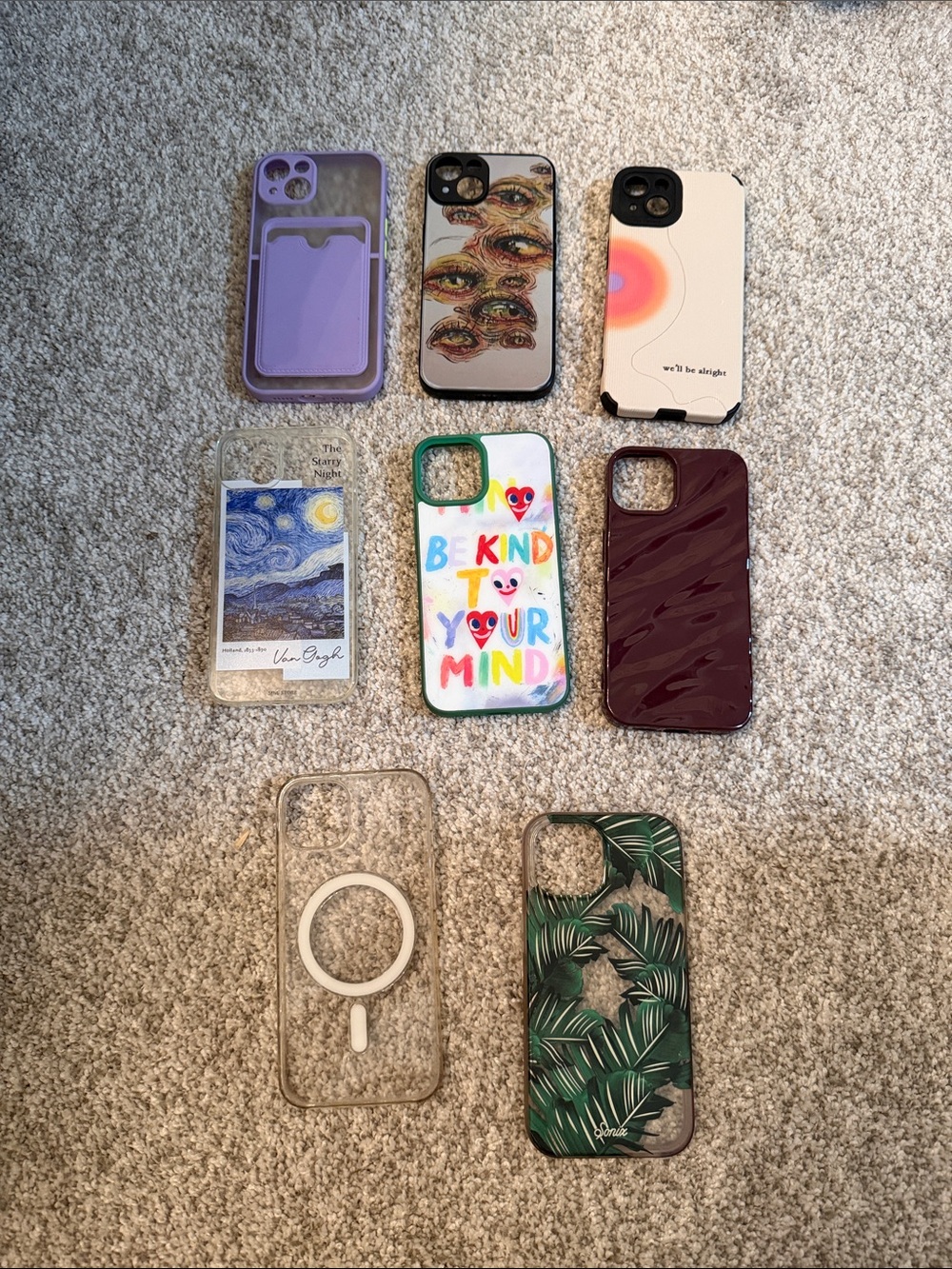 Sonix Assorted iPhone Cases - Purple, White, Green, Maroon, Clear, Multi